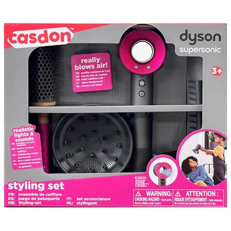 Casdon Dyson Supersonic Styling Set mit Kinderfön und Rundbürste