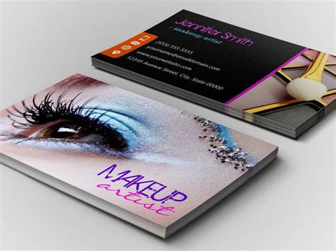 Stylish Eye Shadow Makeup Artist Business Card Zazzle Makeup