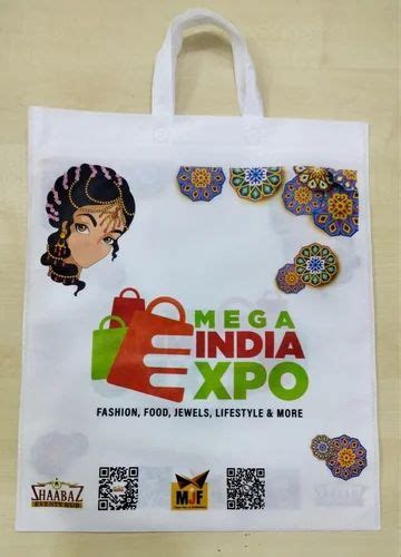 Four Colours Offset Printed Loop Handle Non Woven Carry Bags At Rs 9