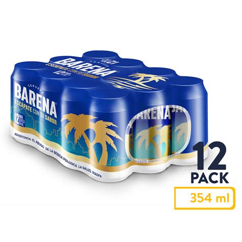 Cerveza Barena Lager En Lata 12 Pack 4248ml Walmart Honduras