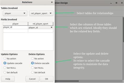 Create Tables And Establish Relationships In Libreoffice Base