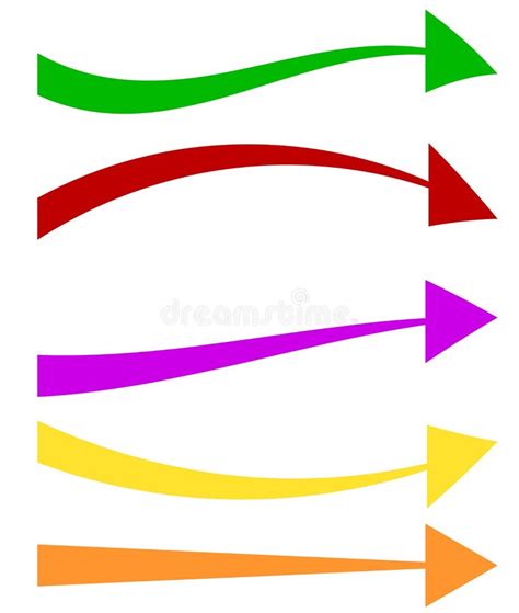 Arrow Shapes Stock Vector Illustration Of Move Custom