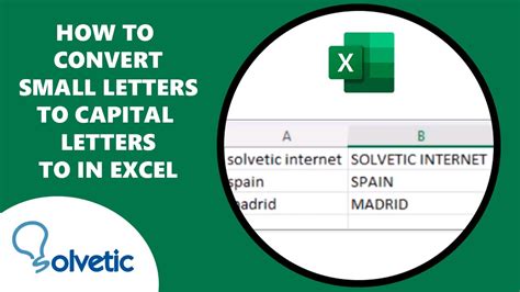 How To Convert Small Letters To Capital Letters To In Excel UPDATED