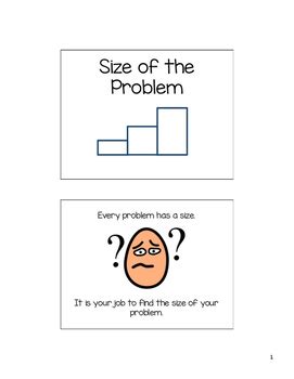 FREE Size of the Problem Book by Miss Palucci | Teachers Pay Teachers