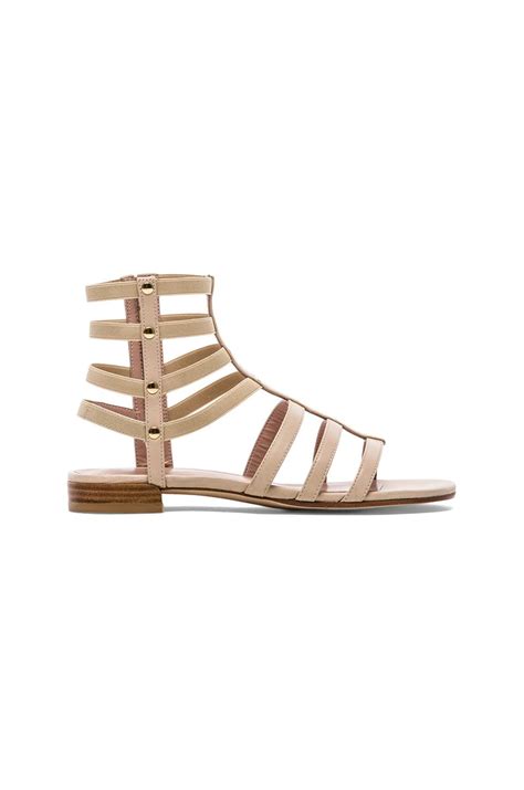 Stuart Weitzman Caesar Gladiator In Pan Revolve