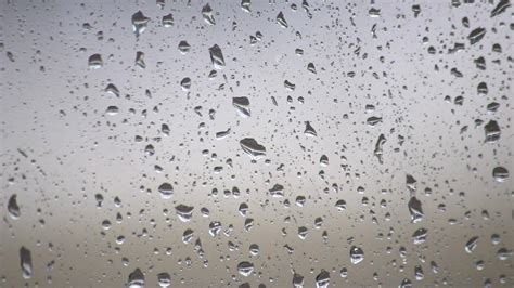 Rainy Day Raindrops On Window As Relaxing Background Texture For Autumn