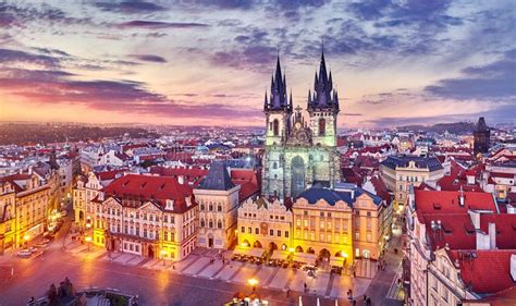 Igreja De Nossa Senhora Antes Do Tyn Na República Checa De Praga Da