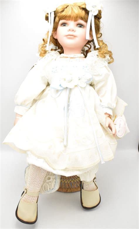 Vintage Large The Leonardo Collection Porcelain Doll 23 Etsy