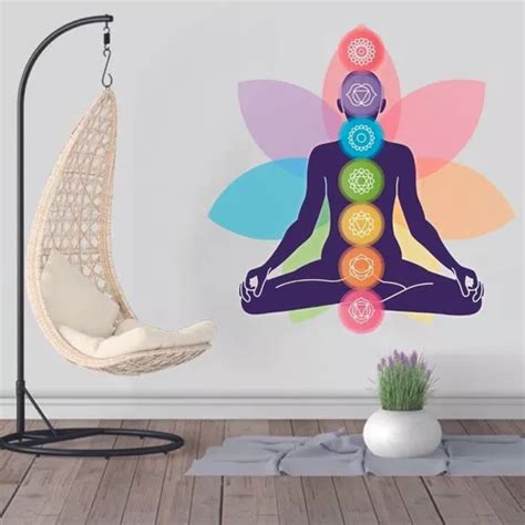 Vinilo Decorativo Chakras Mandalas Yoga Mercadolibre