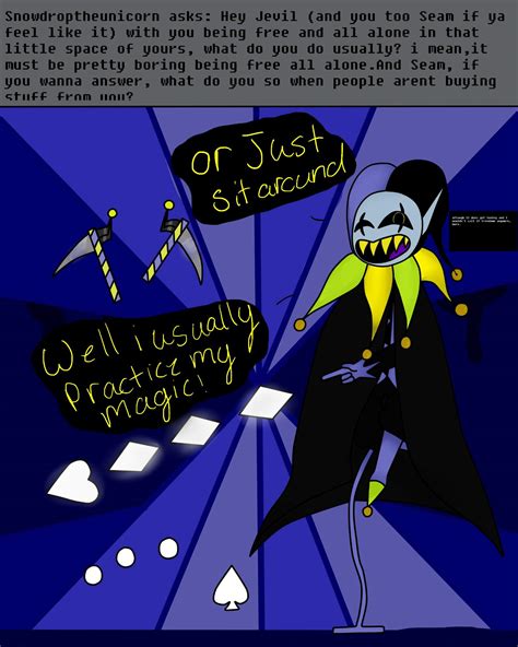 Ask Jevil And Seam 2 Deltarune Amino