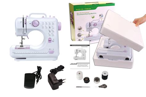 Battery Operated Fhsm-505 Overlock Portable Bag Manual Mini Sewing ...