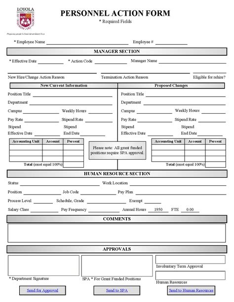 FREE 31 Personnel Action Forms In PDF MS Word Excel