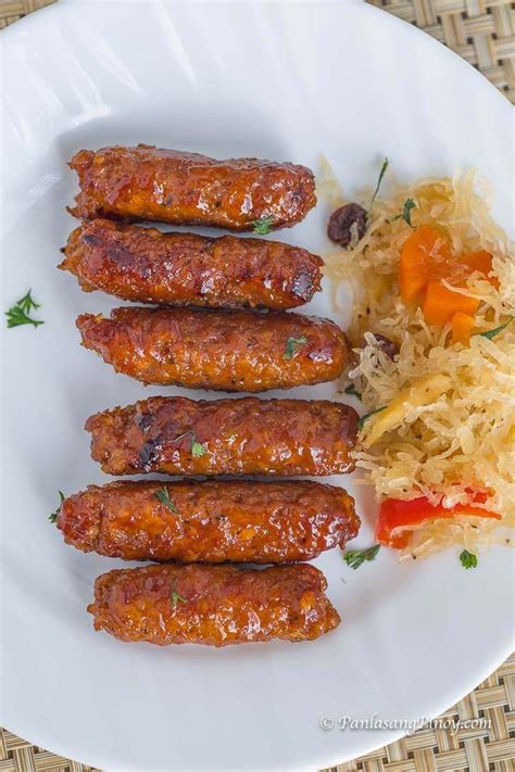 Skinless Longganisa Refers To A Type Of Filipino Sausage Without The