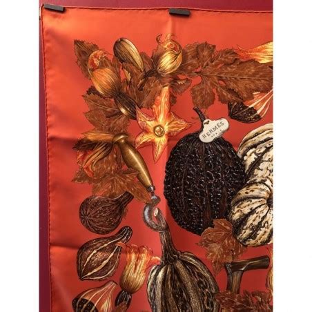 Carré foulard Hermès Citrouilles et coloquintes