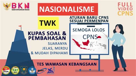 SOAL CPNS TWK HOTS NASIONALISME KISI KISI TERBARU SESUAI PERMENPAN