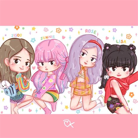 [fa]🍦🧡💛💚💙💜🤍 Icecream Jennie Lisa Lalisa Jisoo RosÉ Blackpink 블랙