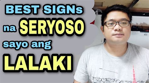 Sign Na Seryoso Ang Isang Lalaki