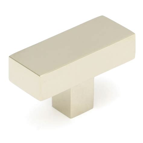 From The Anvil Polished Nickel Albers T Bar Cabinet Knob 50696