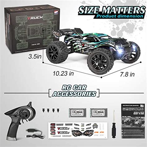 HAIBOXING Ferngesteuertes Auto 2 4 GHz 1 18 Proportional 4WD 36 Km H