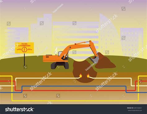 12209 Excavator Digging Trench Images Stock Photos And Vectors