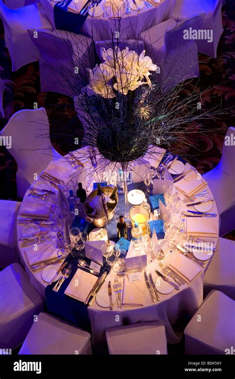 event table setting  chairs stock photo alamy