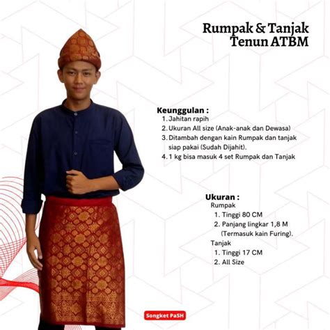 Jual Songket Pash Tanjak Songket Dan Rumpak Songket Asli Palembang