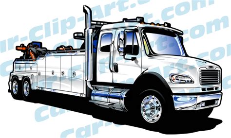 New Heavy Duty Tow Truck Vector Art Hot Rod Kristina