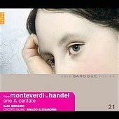 From Monteverdi To Handel Arie Cantate Sara Mingardo Ms