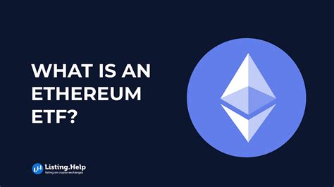 What Is An Ethereum Etf And How Does It Work By Walter Venin The