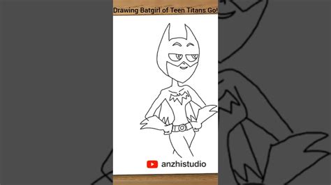 How To Draw Batgirl Of Teen Titans Go Youtube