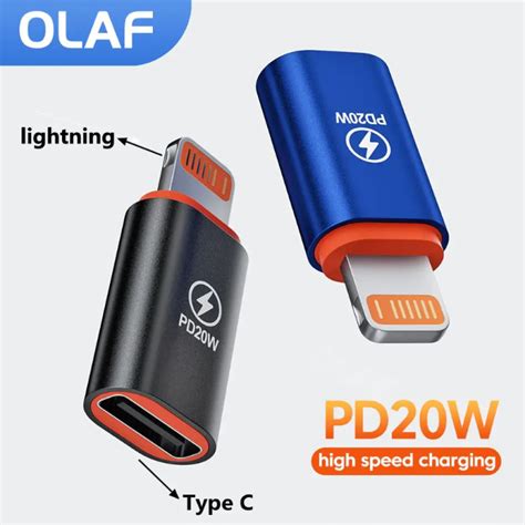 Jual Olaf Otg Usb Type C To Lightning Adapter Converter Fast