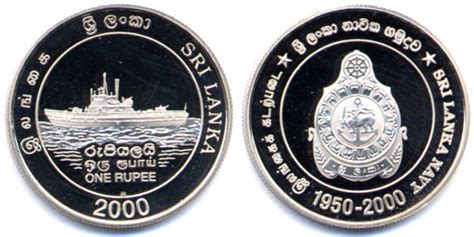 Rupee Years Of Sri Lankan Navy Sri Lanka Date Numista