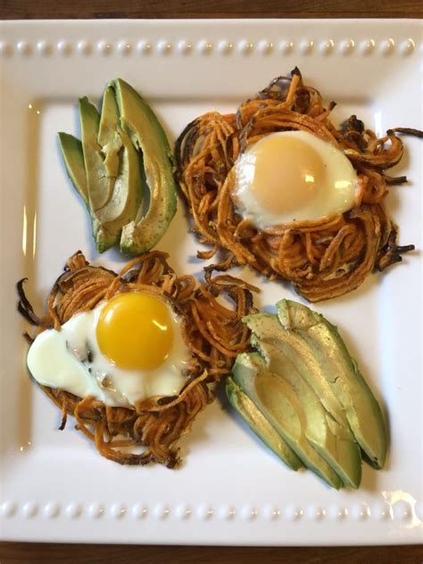 Paleo Sweet Potato Egg Nests Sweetened By Nature