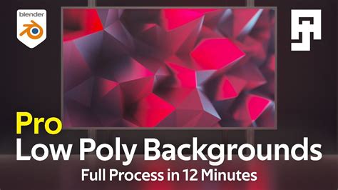 Low Poly Background Generator - Full Blender 4.1 Modifier Tutorial in 12 Minutes - YouTube