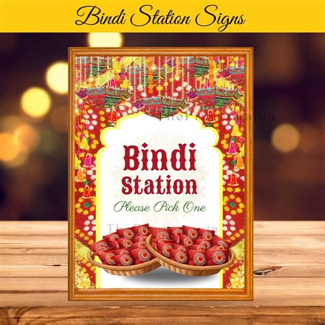 Digital Bindi Signage Bindi Station Sign Board Bindi Bar Sign As