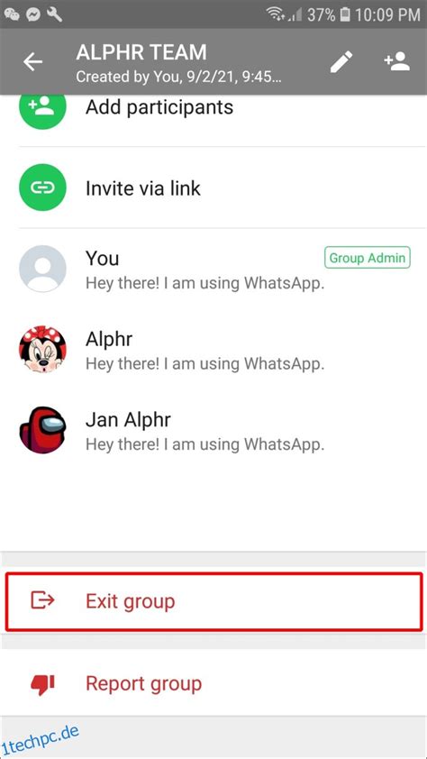 So L Schen Sie Eine Gruppe In Whatsapp Techpc De
