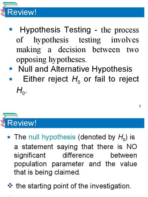 Rejection Region | PDF | Statistical Significance | Type I And Type Ii ...