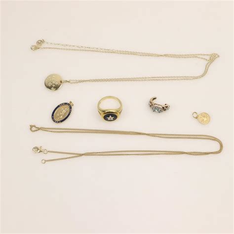 Vermeil Jewelry, 7 Pieces | Property Room