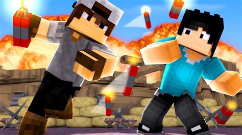 Minecraft CORRIDA PVP DINAMITES YouTube