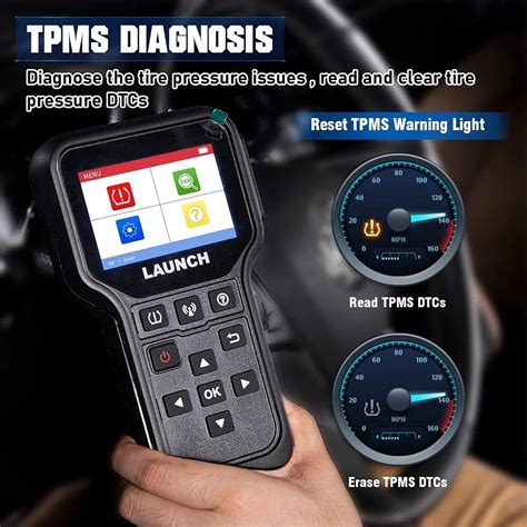 Original Launch Crt E Obd Scanner Tpms Tire Activation