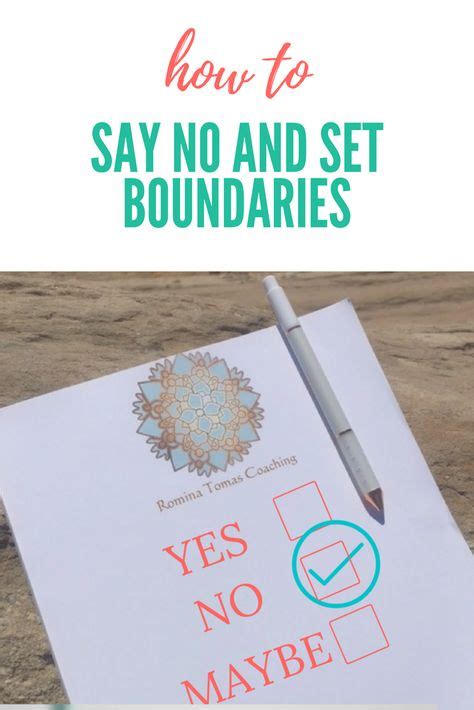 Saying No And Setting Boundaries Business Coaching Tools Life Coaching Tools Blog Coaching