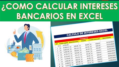 Plantilla Excel C Mo Calcular Intereses Bancarios Con Excel Youtube