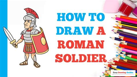 Roman Soldier Drawing Step Step