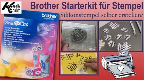 Brother Scanncut Stempelkit Inklusive Scannen Und Schneiden Youtube