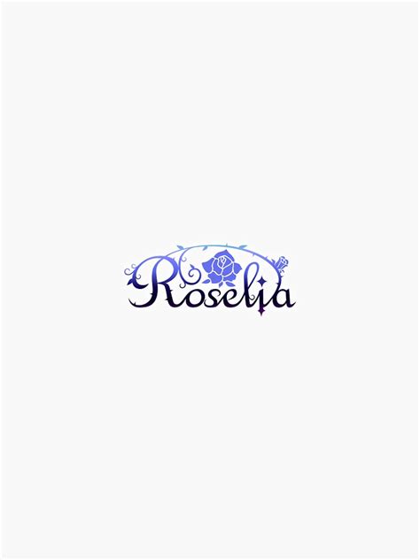 "Roselia Logo" Sticker for Sale by Hotaruuu2 | Redbubble