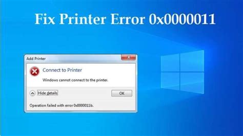 How can we fix printer error 0x0000011b? - Techie Buzz