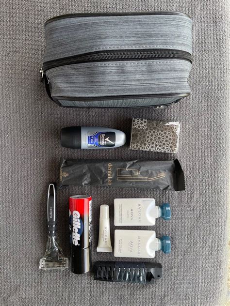 Bulgari Amenity Kit For Men By Emirates Business Class Beauty