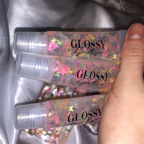 Melody Clear Colourful Butterfly Lip Gloss Etsy