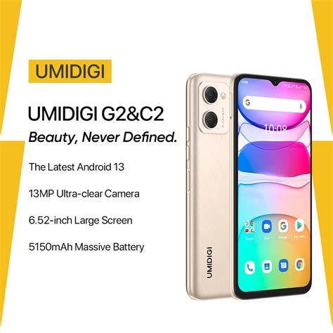 World Premiere Umidigi G2 C2 Smartphone Android 13 Helio A22 3gb 32gb