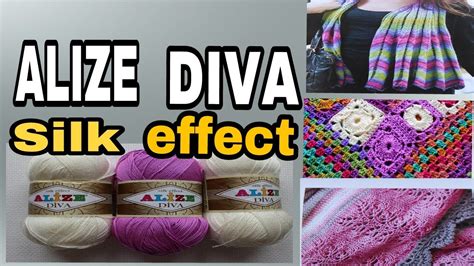 ПРЯЖА ALIZE DIVA Silk effect СУПЕР КАЧЕСТВО! А МИНУСЫ? ВСЯ ПРАВДА ...